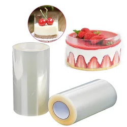 1 Roll Cake Surrounding Film Transparent Cake Collar Kitchen Acetate Cake Chocolate Candy For Baking Durable 8cm*10m/10cm*10m