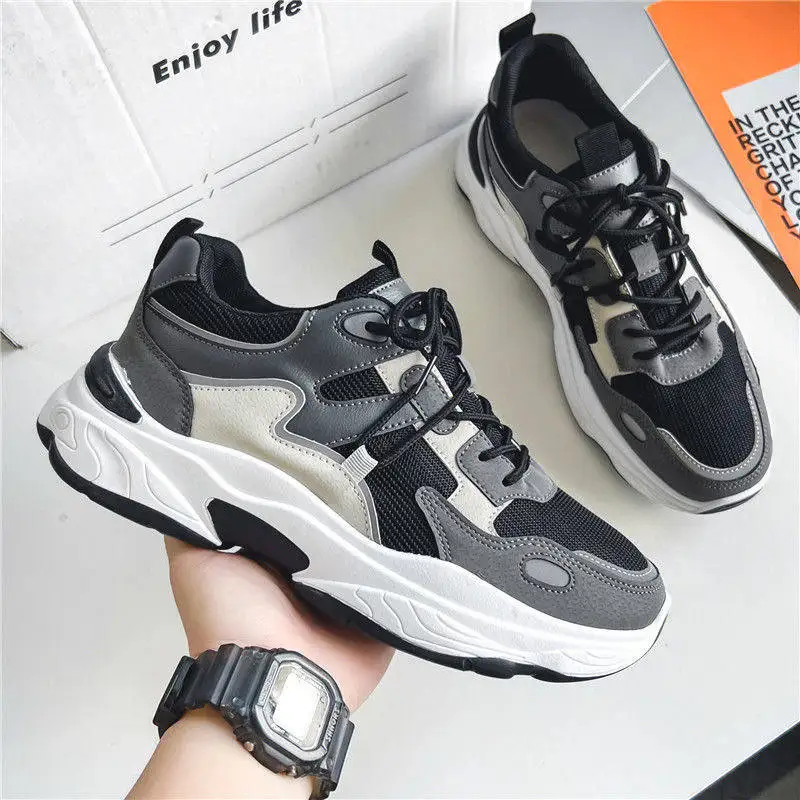 New Design Sport Fitness Shoes Lightweight Low Price Men Sneakers Running Casual Shoes