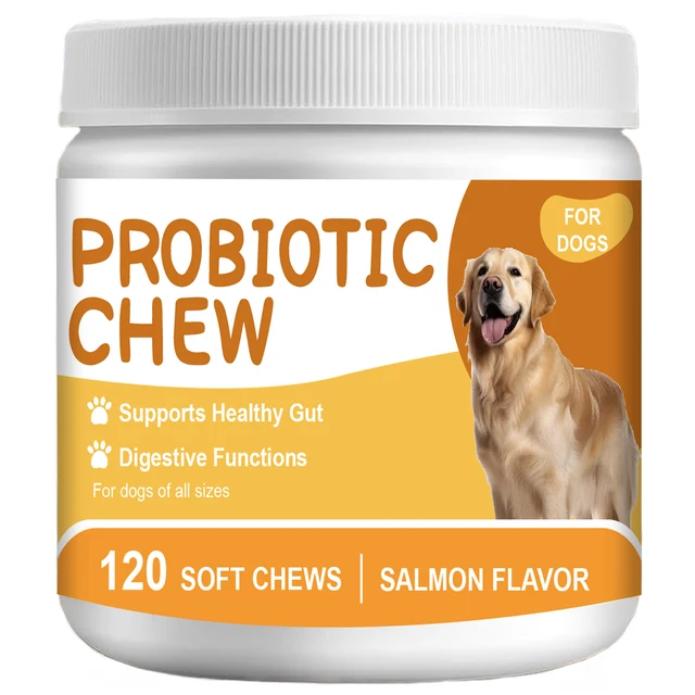 OEM/ODM Pet Supplements Chews Dog Treat Supplement Natural Pet Nutrition Prebiotics And Probiotics For Dogs
