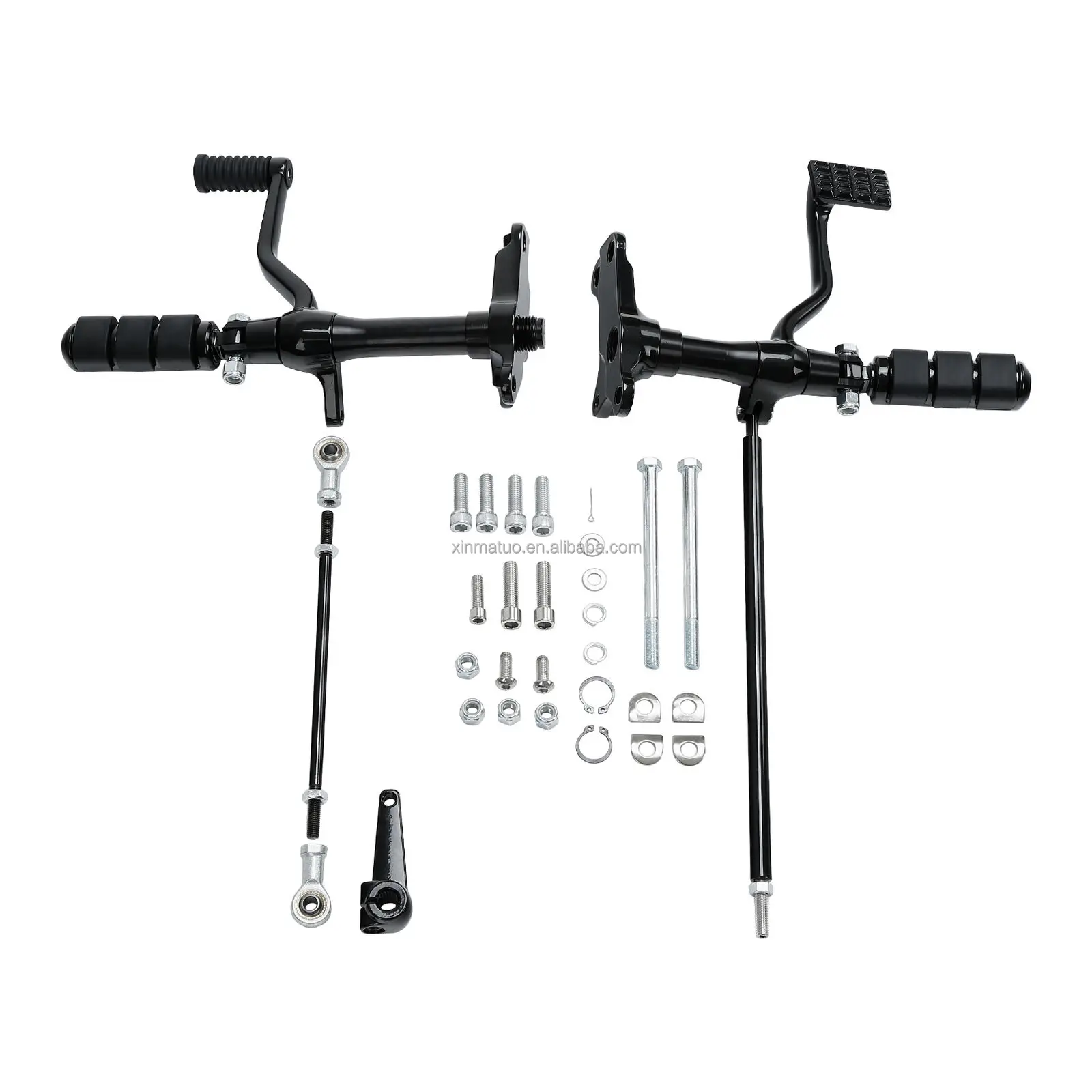 Motorcycle Forward Controls Kit For Harley Sportster 2014-2022 - Chrome Or Black