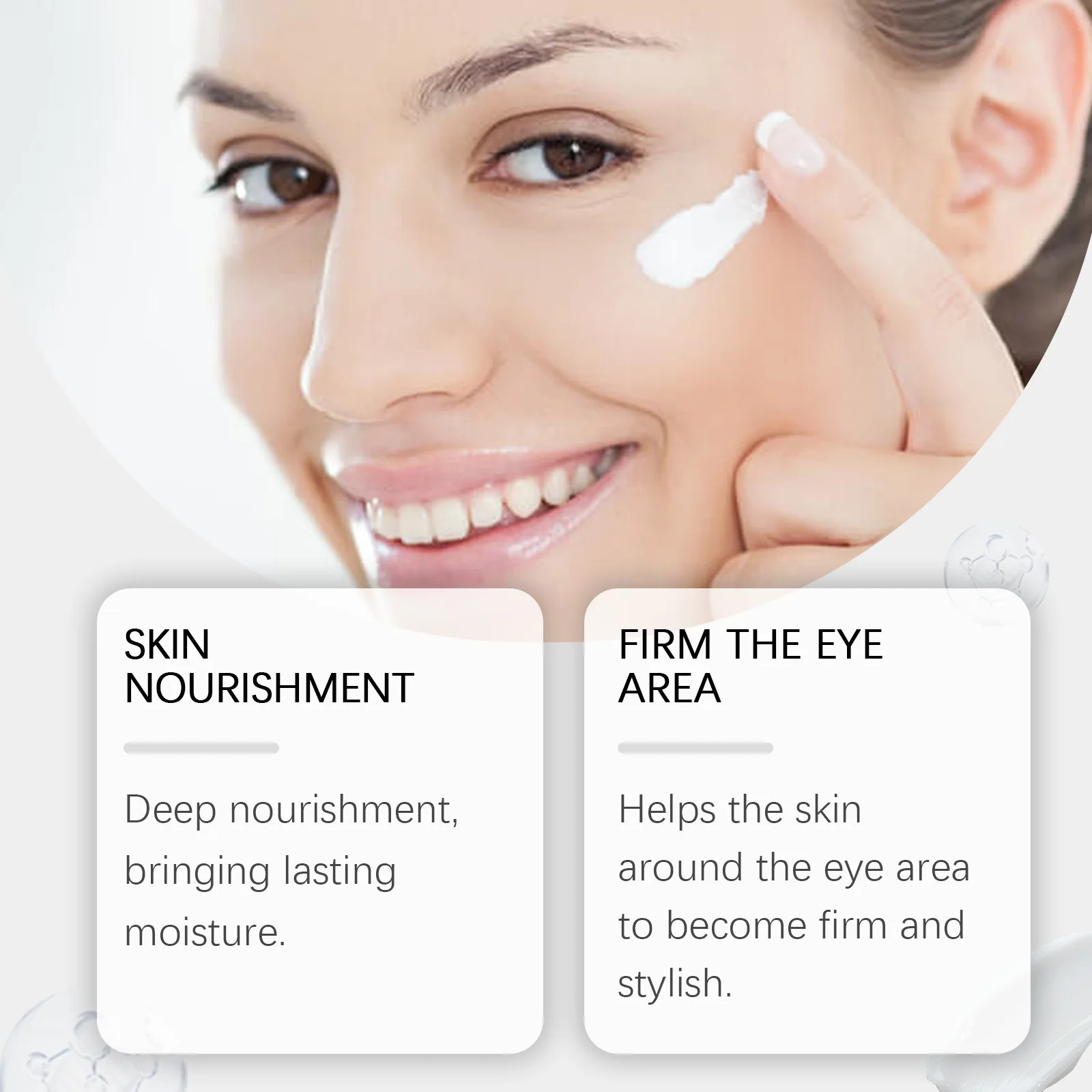 OUHOE Firming Fine Line Eye Cream Relieves Dry Lines and Moisturizes Around the Eyes