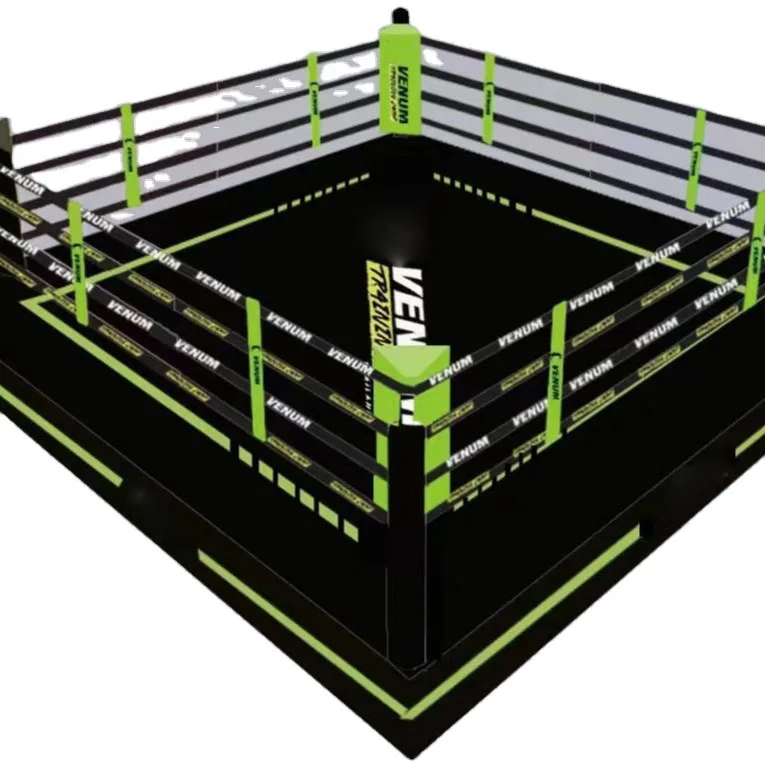 High Quality Steel Frame Boxing Ring Easy Installation Boxing Ring square Fully Equipped Boxing Ring Poles for Match