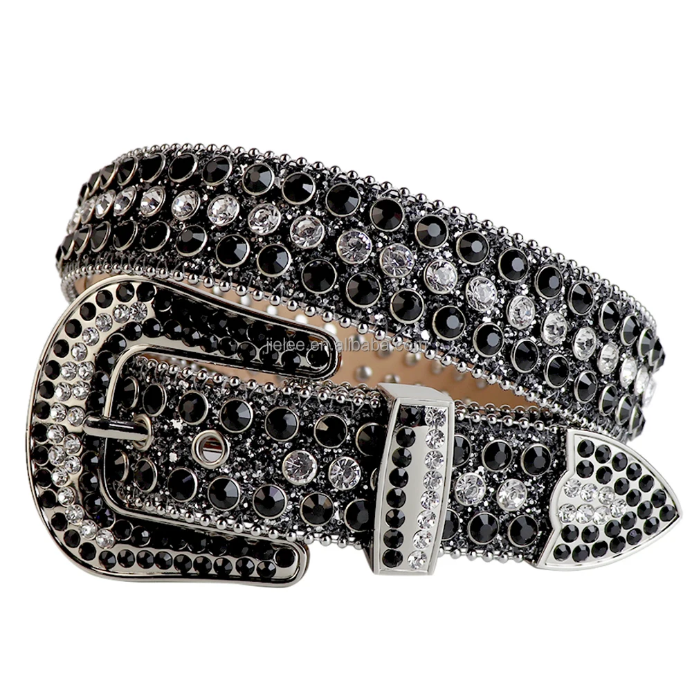 big buckle diamond belt