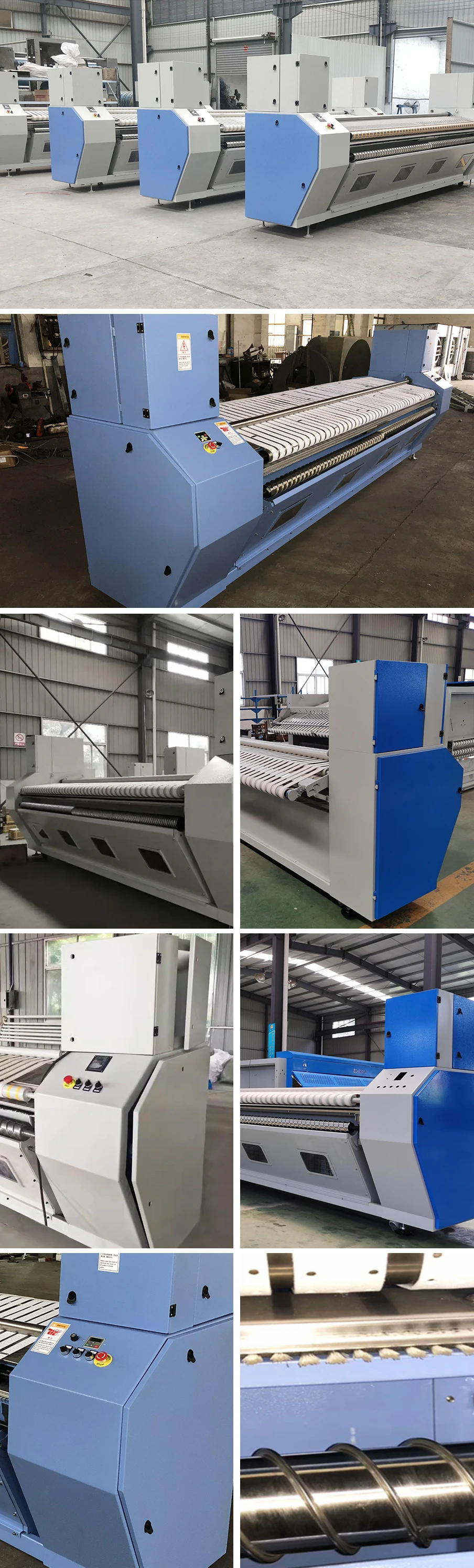 Industrial-washing-machines-and-dryers Manual Feeding Linen Machine For ...