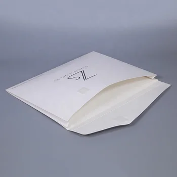 Custom Envelopes 350gsm  Paper White Envelope Packaging Printed Text For Apparel