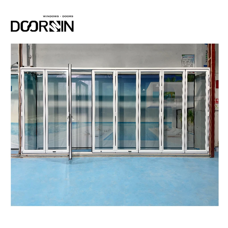 Sliding Glass Accordion Doors With The Screenss Hurricane Impact Bi