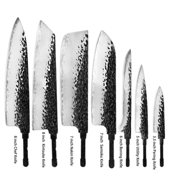 XITUO Clad Steel Knife Blade Handmade DIY Blade Blank Without Handle High Carbon Stainless Steel Chef Santoku Knives Custom