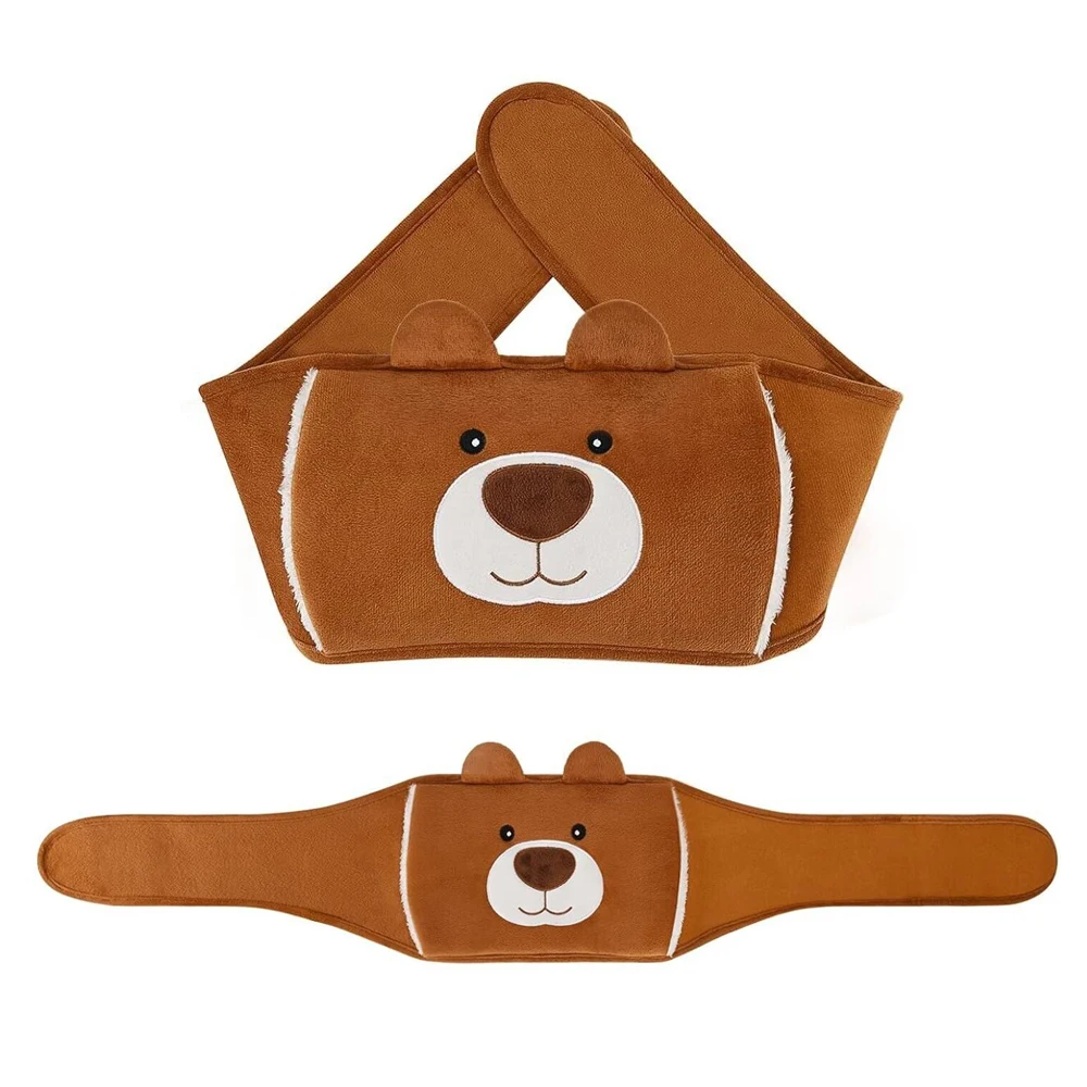 china electric rubber hot water bag factory customized rubber hot water bottle waist belt cover for pain relief