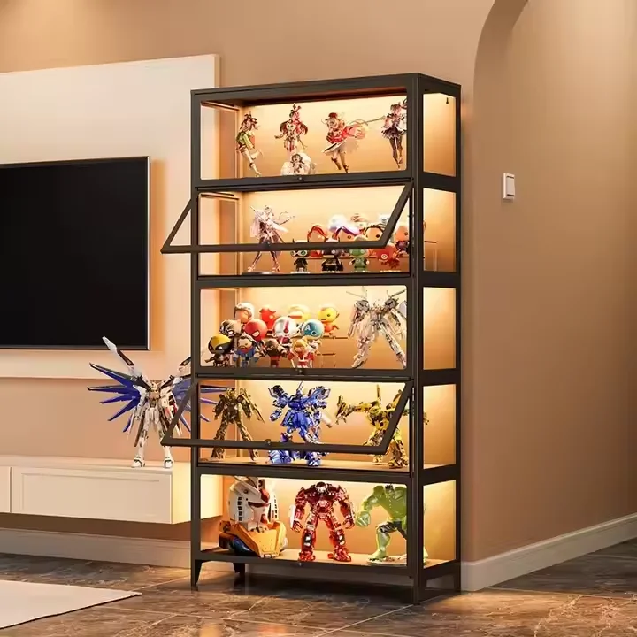 Acrylic Display Case for Anime Figures - Dustproof & Lockable