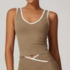 Brown tank top