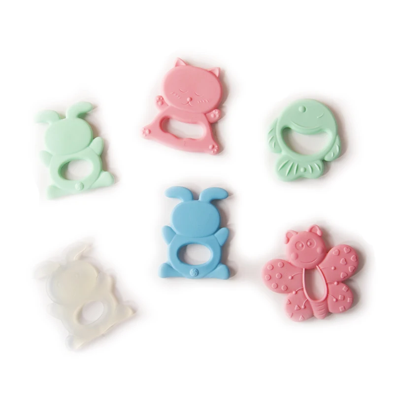 New design without Bpa insect shape baby teething toy silicone newborn teether