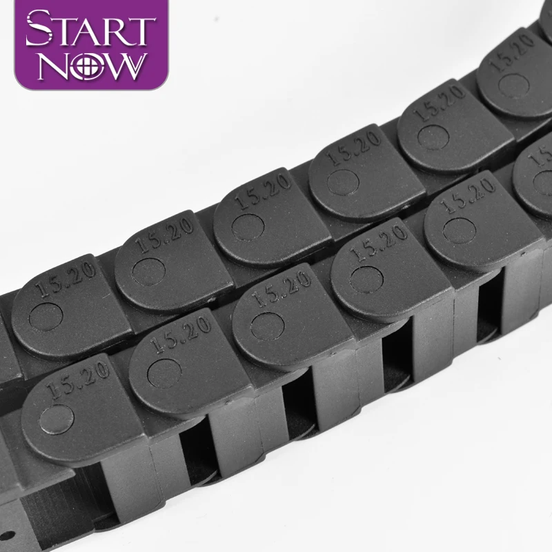 Startnow Bridge Drag Chain Cable Chains Towline with End Connectors for Laser Machine Parts 10x20 15X30 Wire Carrier 7x7 Plastic