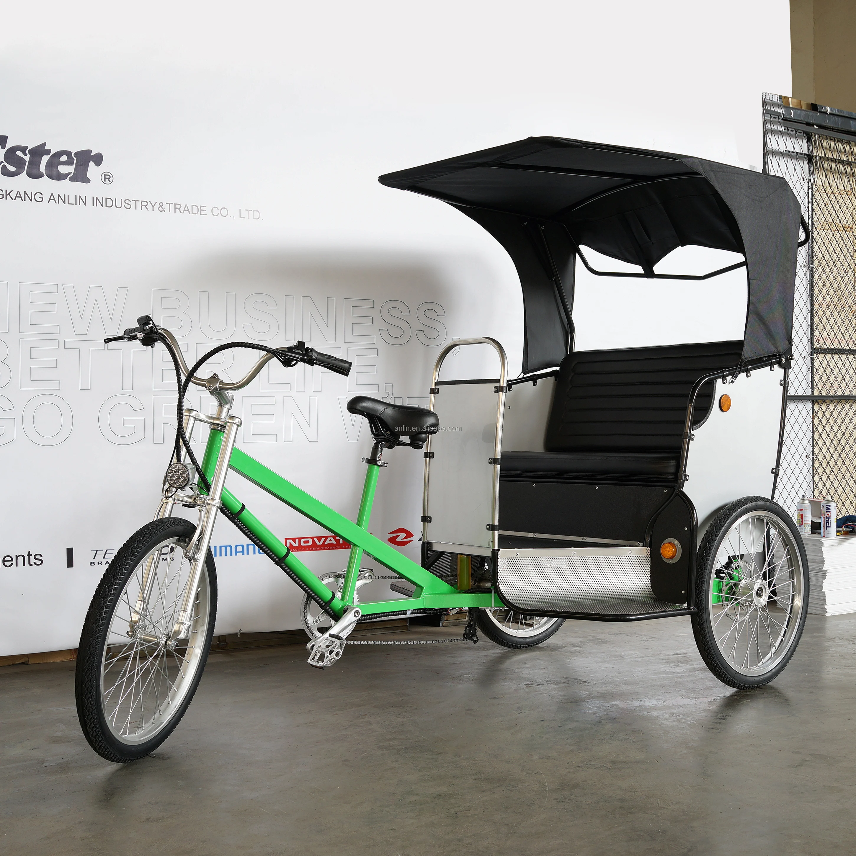 ESTER Bicycle Taxi Rickshaw Electric, Colorful, and Versatile