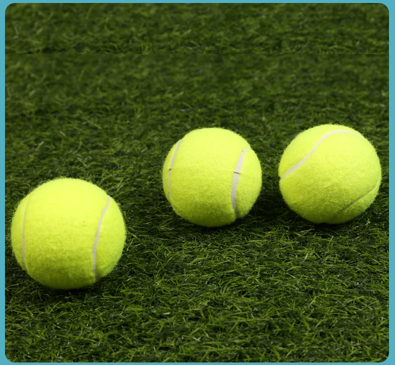 Фабричная оптовая продажа, изготовленный на заказ логотип, натуральные резиновые профессиональные тренировочные прочные теннисные мячи