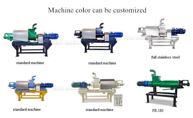 3% discount solid liquid manure separator/cow dung drying machine/FR-280 separator