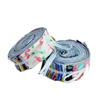 Wholesale Custom Pattern Orginal Material Digital DIY handmade patchwork Jelly roll Printed Cotton Cloth