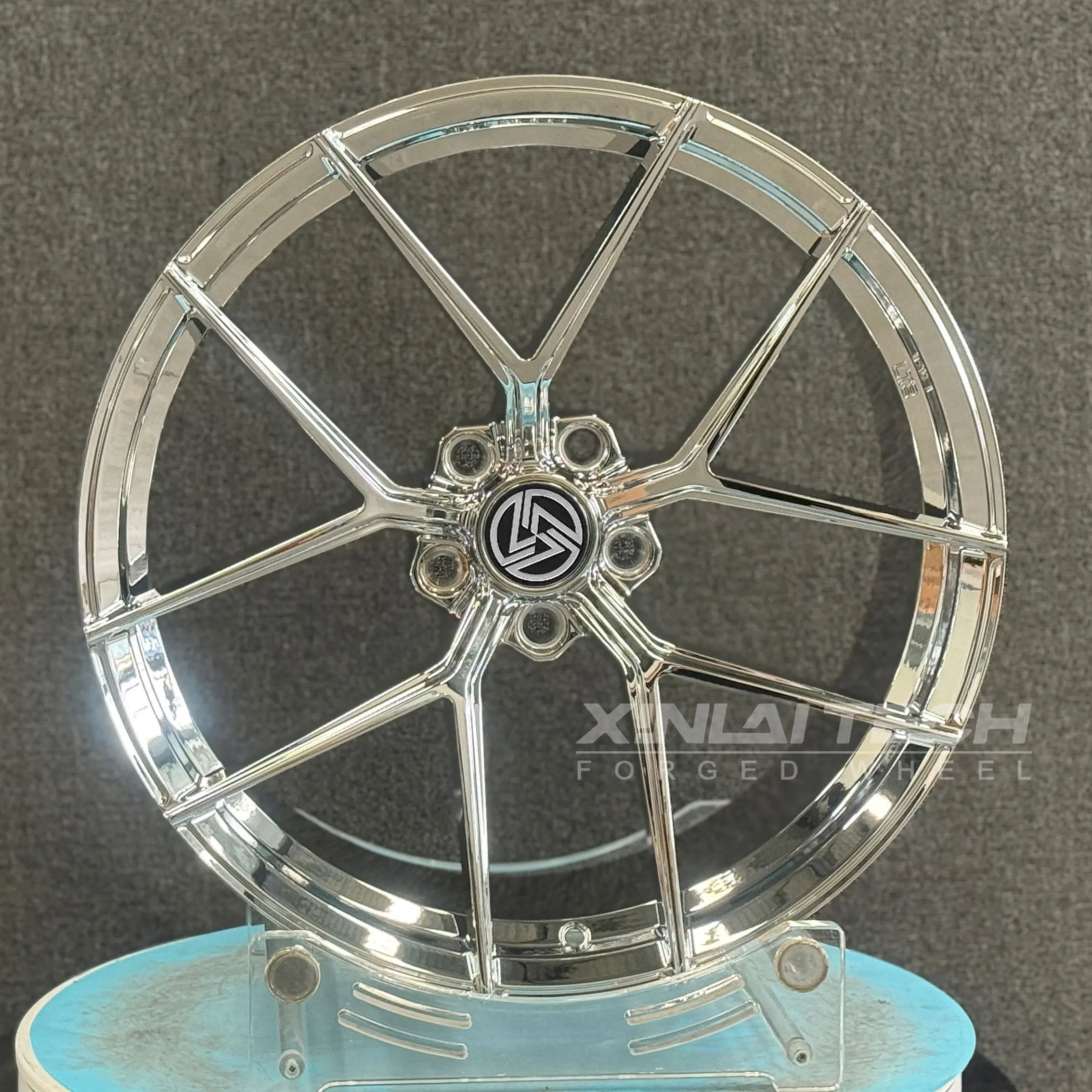 XL 1-piece Chrome Wheel 5x114.3 5x120 5x112 Custom Forged Wheel Rim 17 18 19 20 21 22 23 Inch for bmw audi Mercedes benz Amg - Image 1