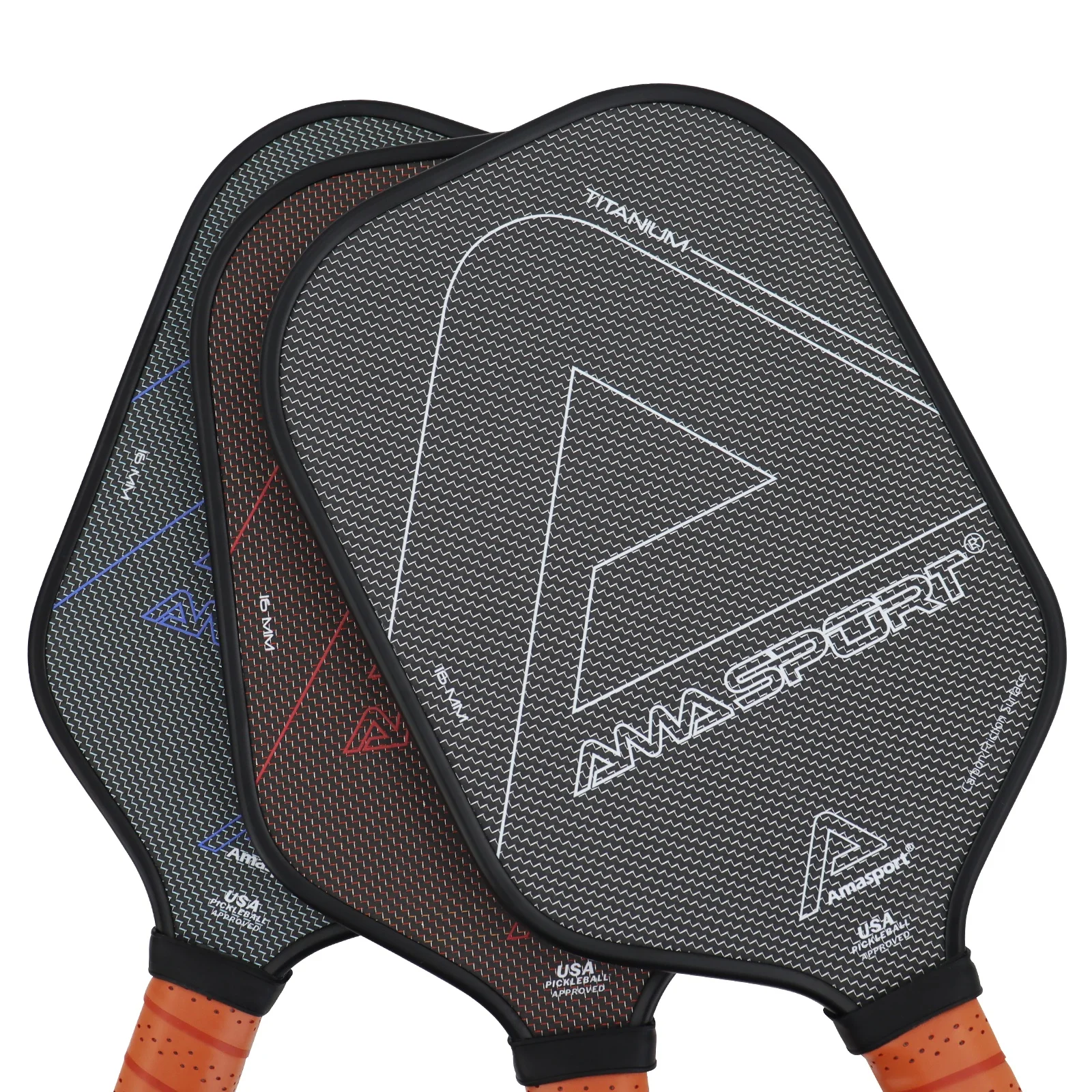 AMA Sport ピックルボール パドル 生カーボンファイバー USAPA承認 