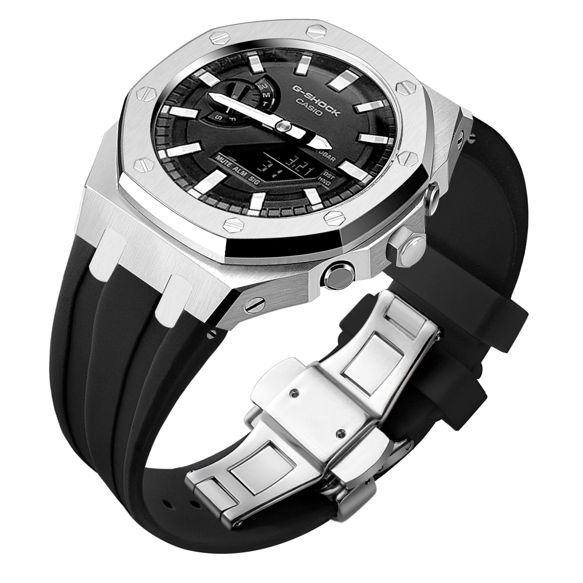 Mod Kit G Shock Ga2100 Stainless Steel Watch Band Strap And Case For ...