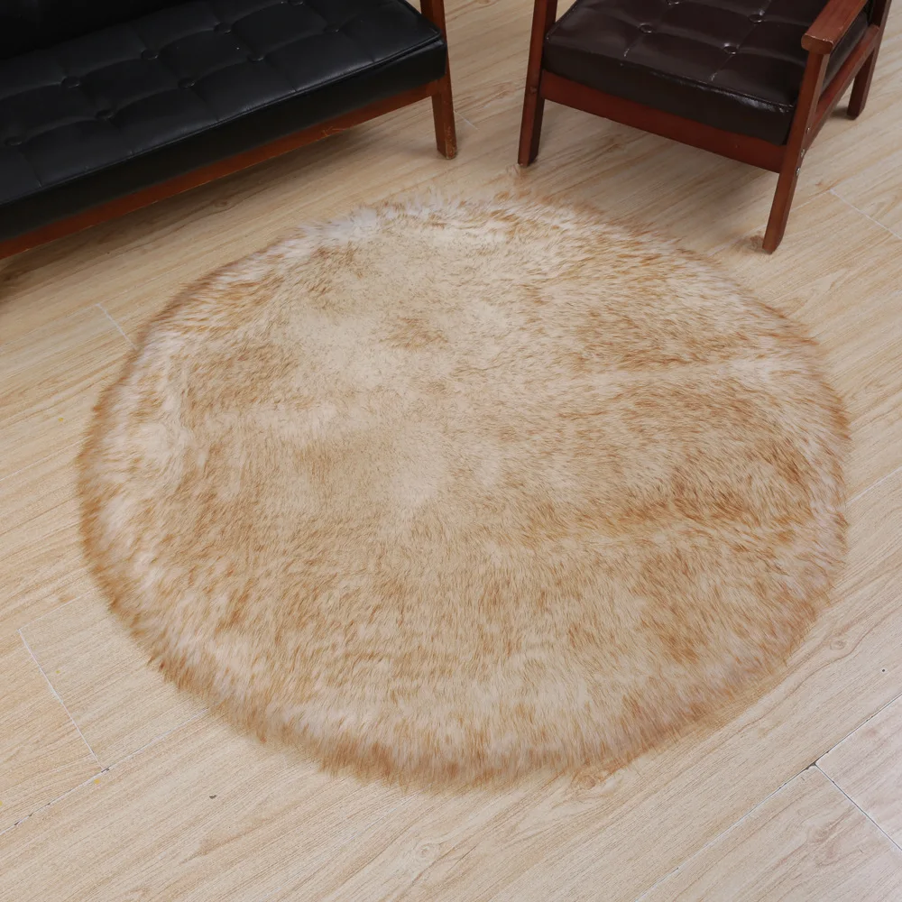 Popular Netflix Explosion Models Home Floor Round Furry Carpet Nonslip