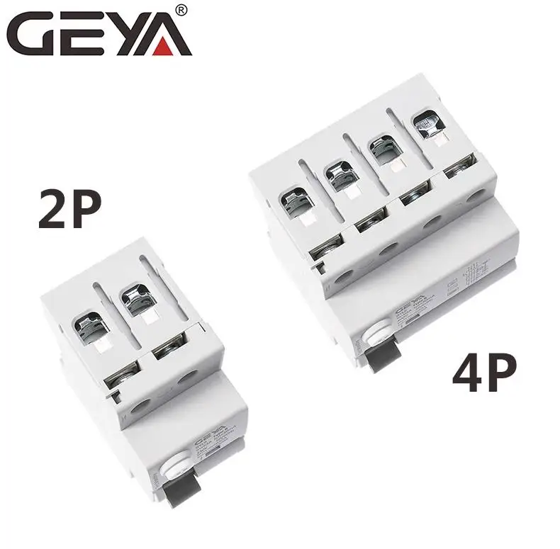 GEYA GYL9 Type B Leakage Protector Switch 2P 4P Circuit Breaker Double Sink Current Bar 40A 63A 25A