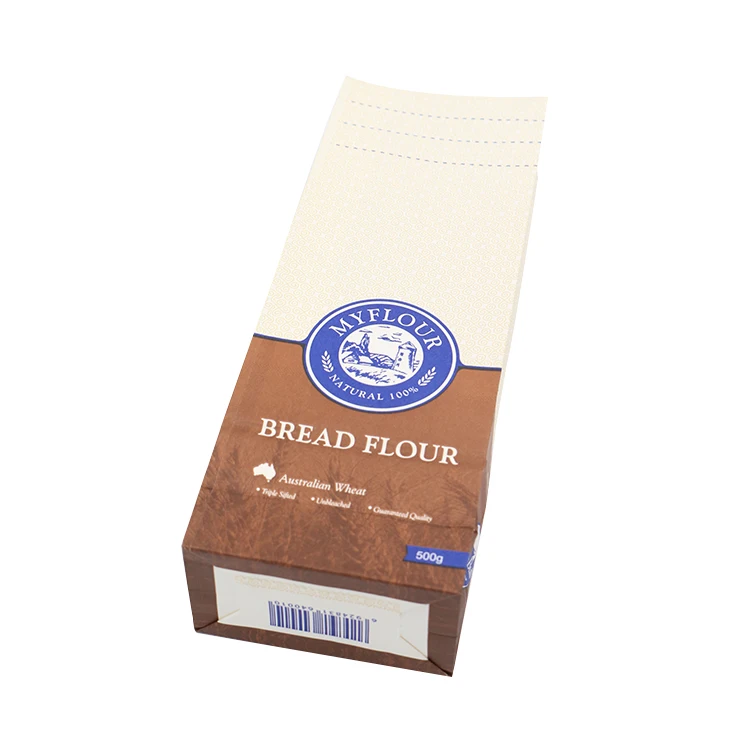 Экологичный бумажный пакет для пшеничной муки