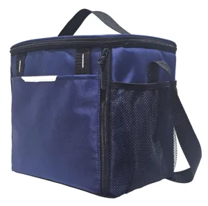 300D Insulated Cooler Bag, PEVA Hot Press Insulation, Reflective Logo Pocket & Adjustable Shoulder Strap