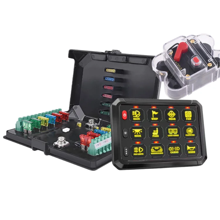 Caravan Touch Smart Dc Control Panel Waterproof Touch Panel Switch Boat