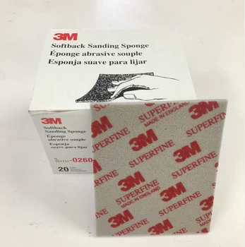 3M 02602 Softback Sanding Sponge – Superfine, 20-Count Box For Smooth Finishes-794509