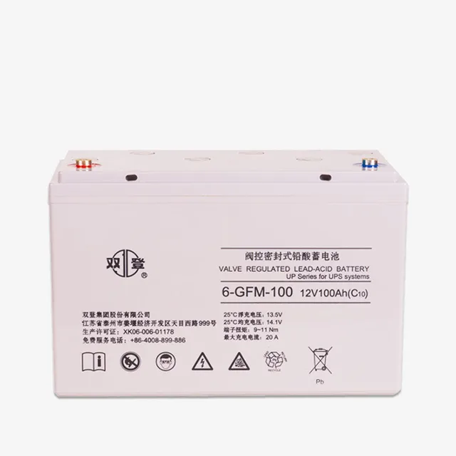 Shoto 6-GFM-100 Lead Acid Battery 12V100Ah For UPS Power Communication Solar Energy Storage Power System