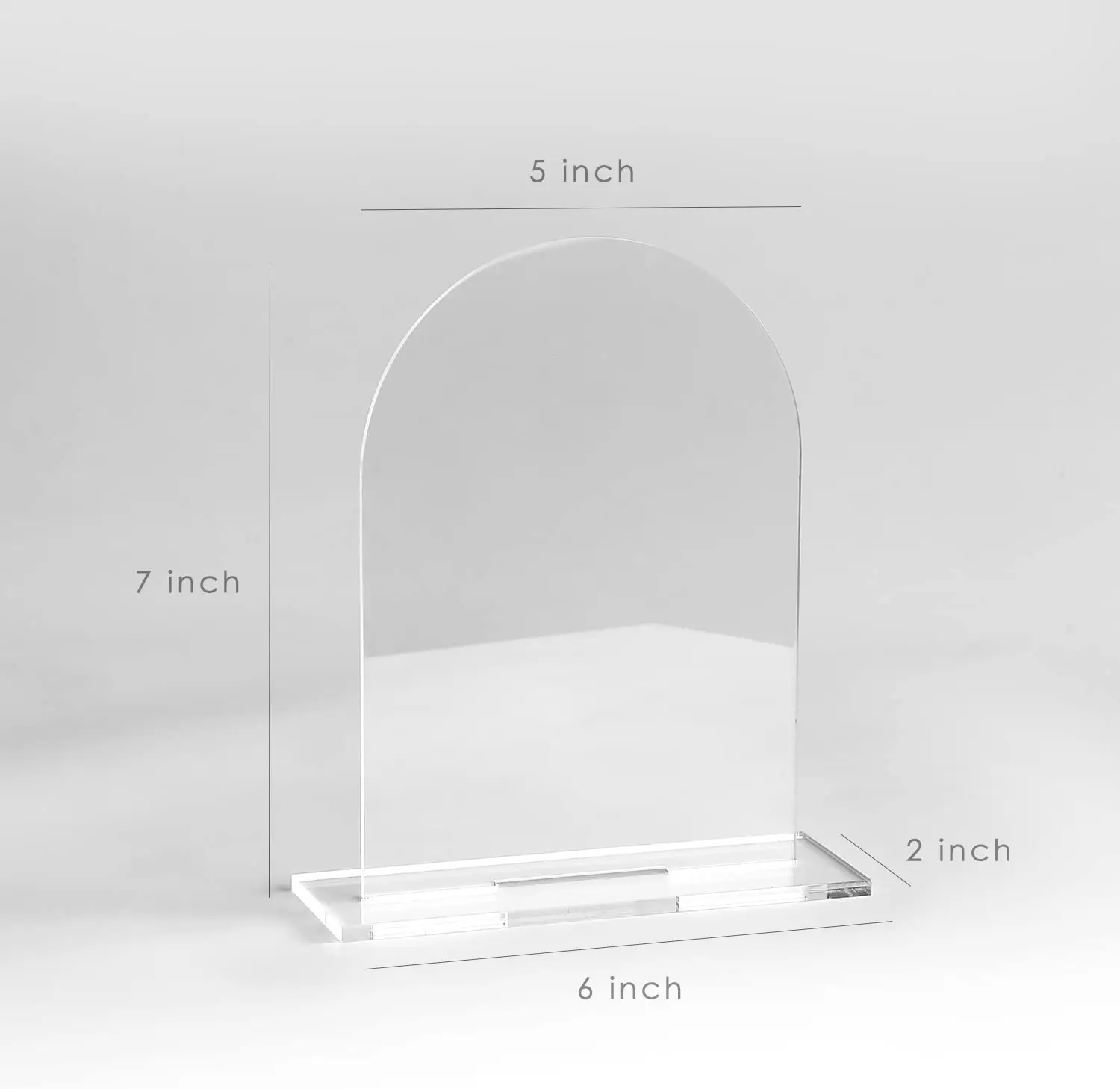 5 PZ PORTA AVVISI DA TAVOLO FORMATO A6 BANCO TRASPARENTE BIFACCIALE BASE IN LEGNO TASCA IN