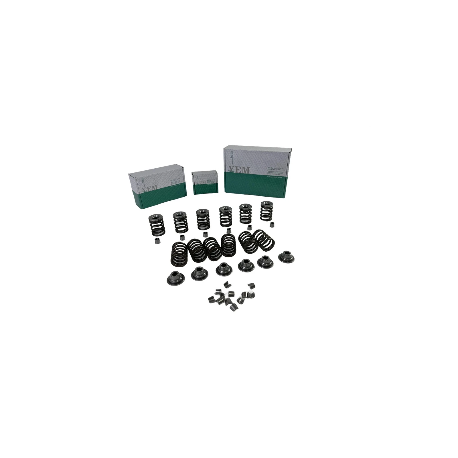 Repair Kit Valve Spring Kit Spring Seat & Retainer 6BB1 for Isuzu Standard Size Engine Parts