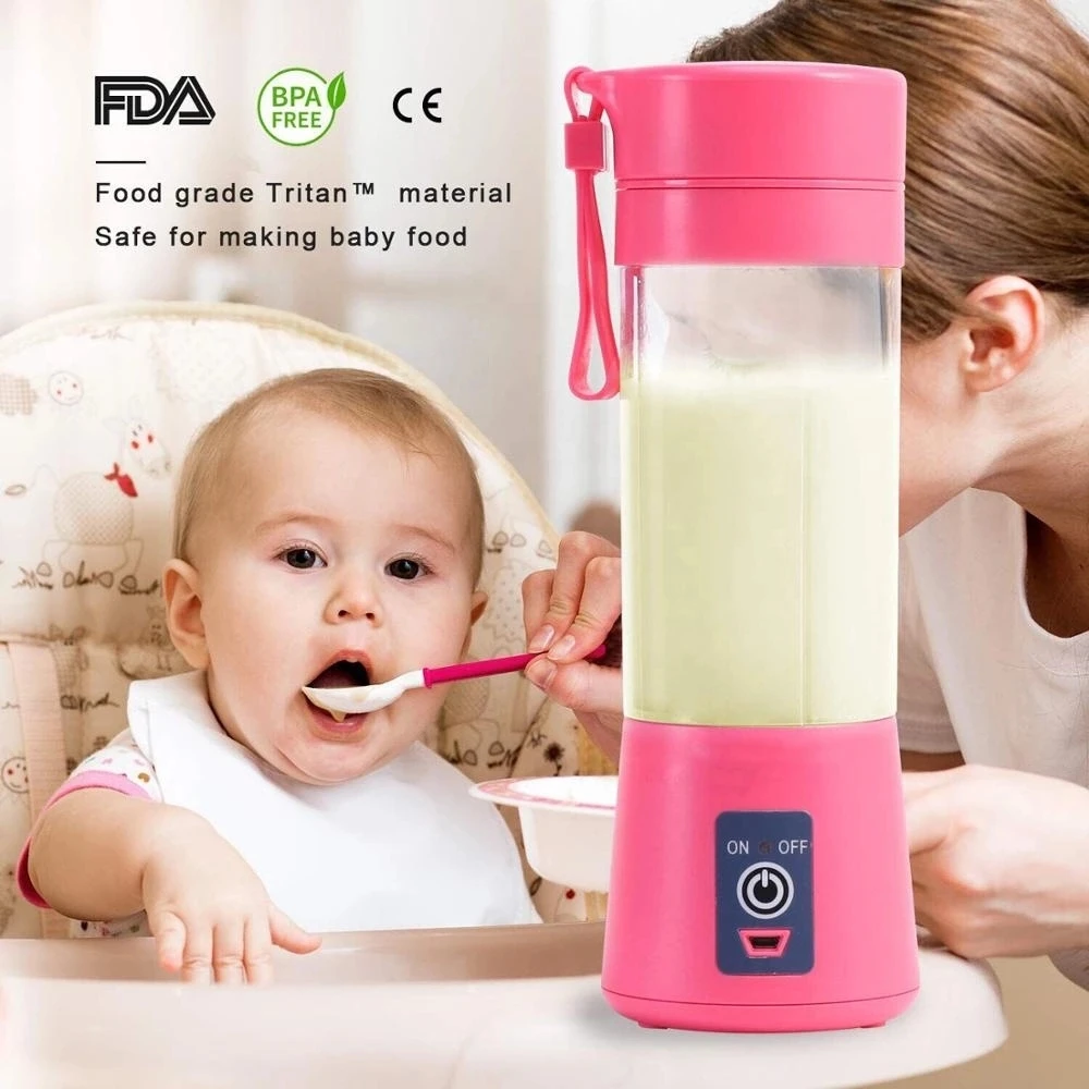 New Product Ideas 2021 Outdoor Mini Blender Machine Juicer Plastic Bottles Kitchen Appliances
