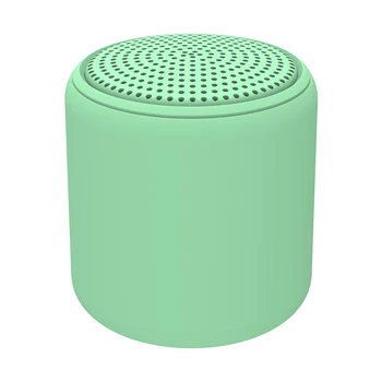 2022 Hot Selling Macaron Color Speaker Led USB Mp3 Music Sound Column Portable Mini Wireless Speaker Player for PC Mobile Phone