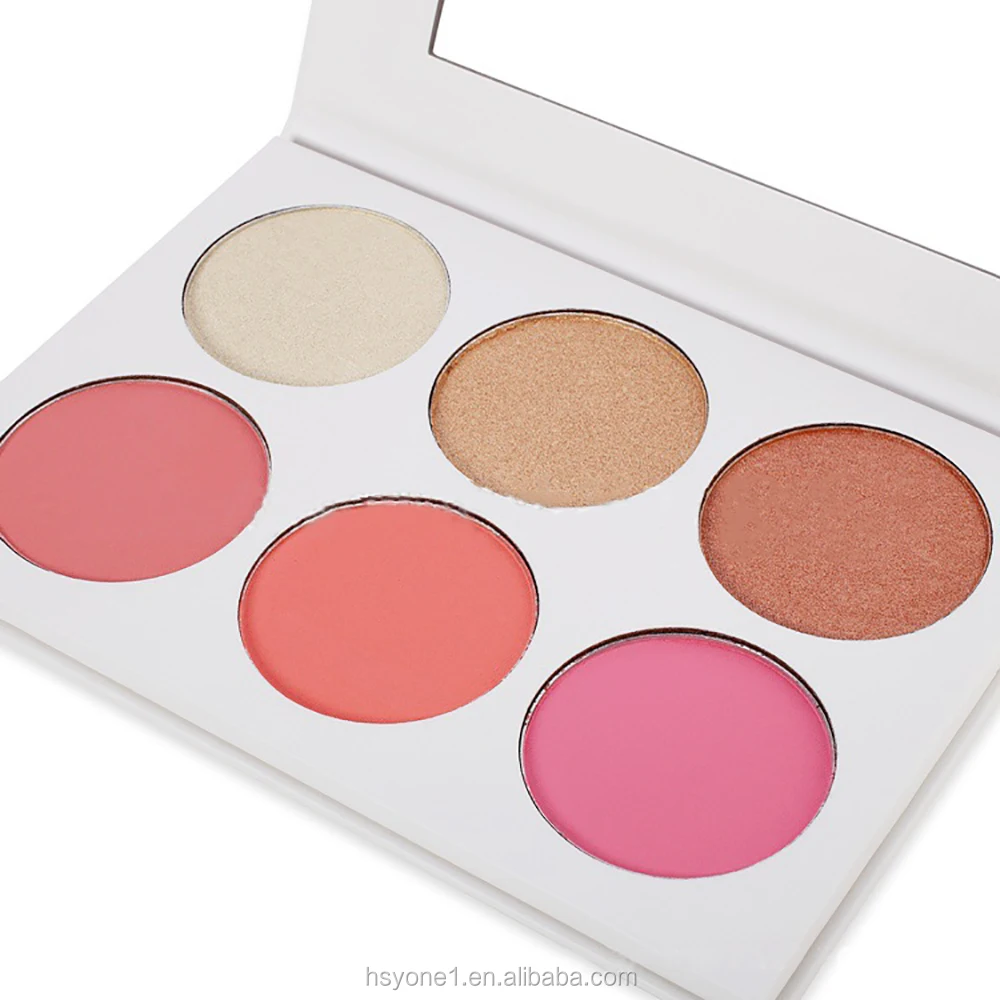 Быстрая Настройка, водостойкая пигментированная одноцветная румяна, стойкая Запеченная пудра для макияжа, фирменная этикетка, палитра румян