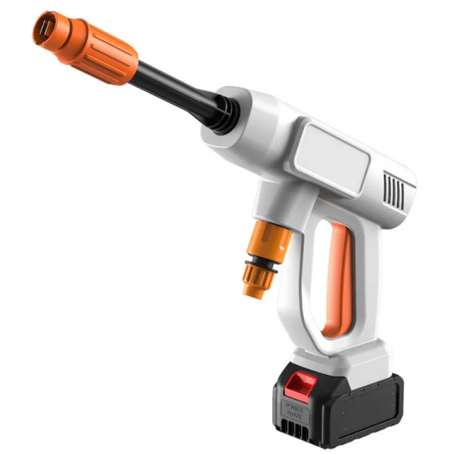 Беспроводная портативная моечная машина высокого давления Электрический моечный пистолет с перезаряжаемой батареей