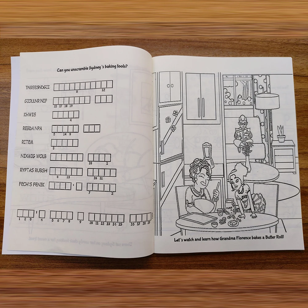 Custom Book for Kids - Fun Math Workbook & Coloring