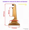 Lianke Double esteso (spaziatura 89 fori) colore oro brillante