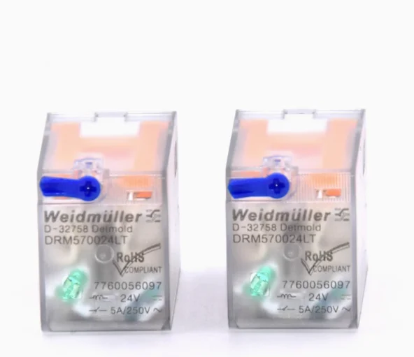 Brand New Original Weidmuller Relay RCL KITS 24VDC 2CO LED 7760056025 ...
