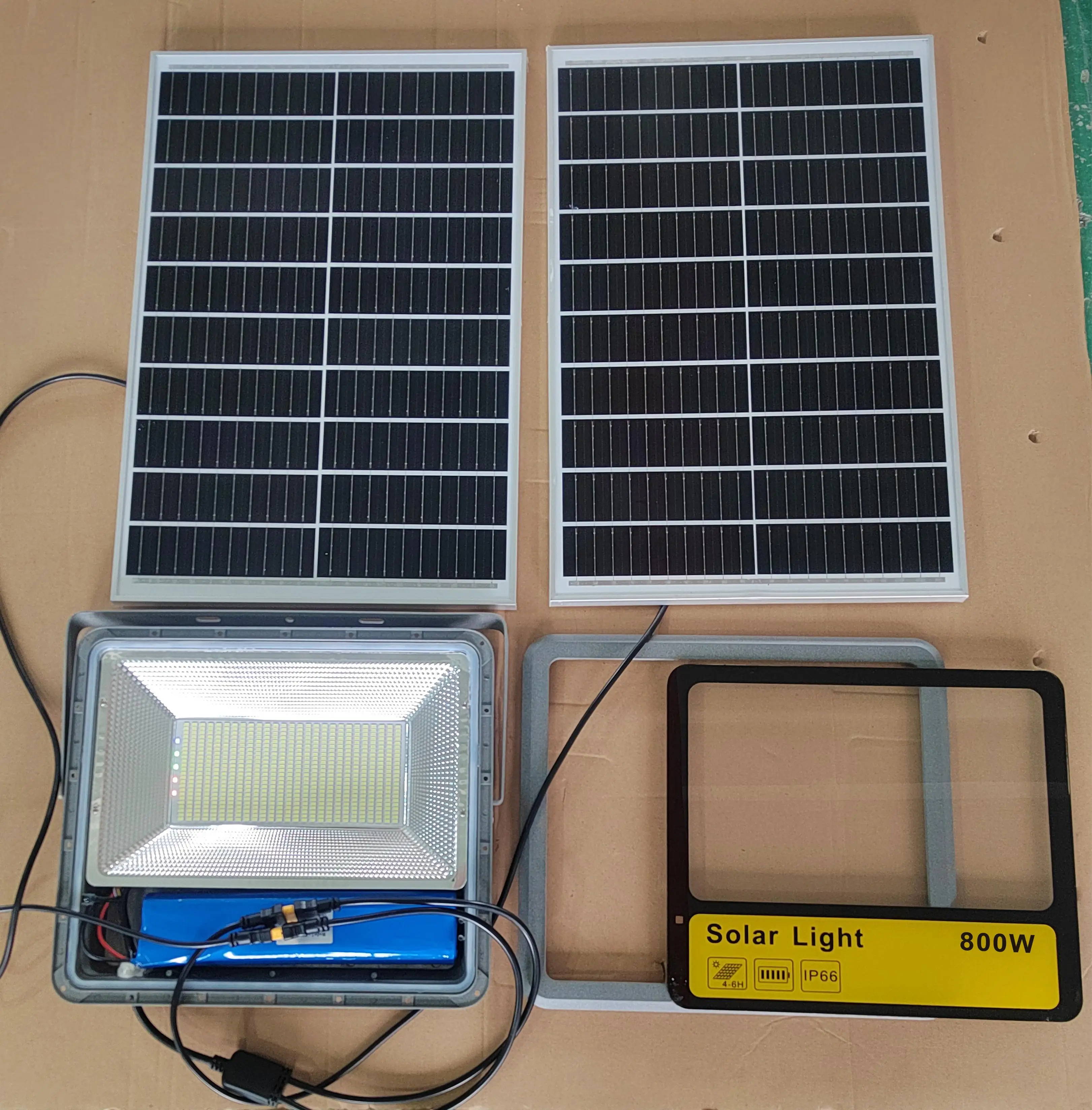 Solar Flood Light with Remote Control IP66 Solar Flood Light High Brightness Solar Flood Light 600w 800w