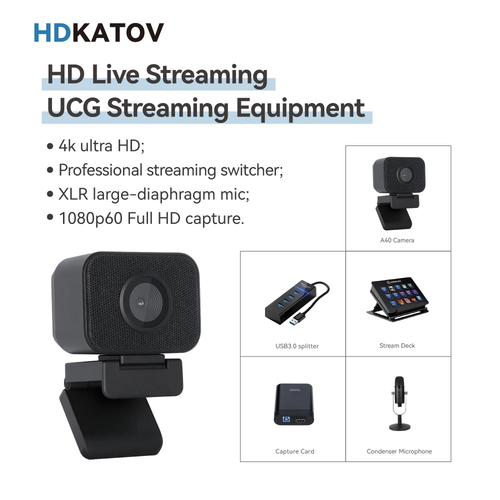 4K UHD USB LIve Streaming Camera-KT-A40 - Kato Vision