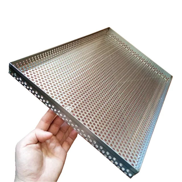 Original FactorySS316 Customized High Open Area Corrosion Protection Perforated Metal Plate for Decoration 6