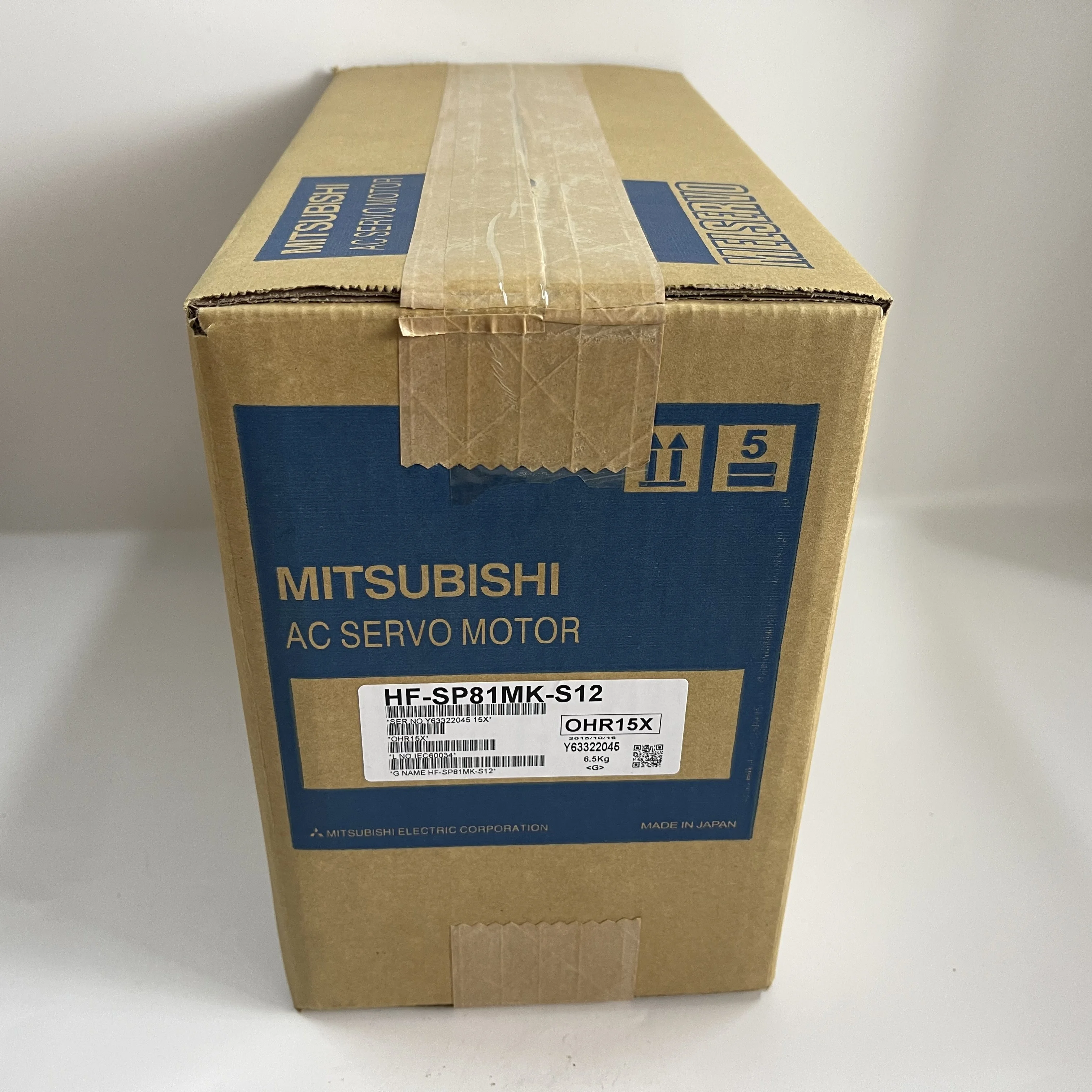 Mitsubishi AC Servo Motor HF-SP81MK-S12