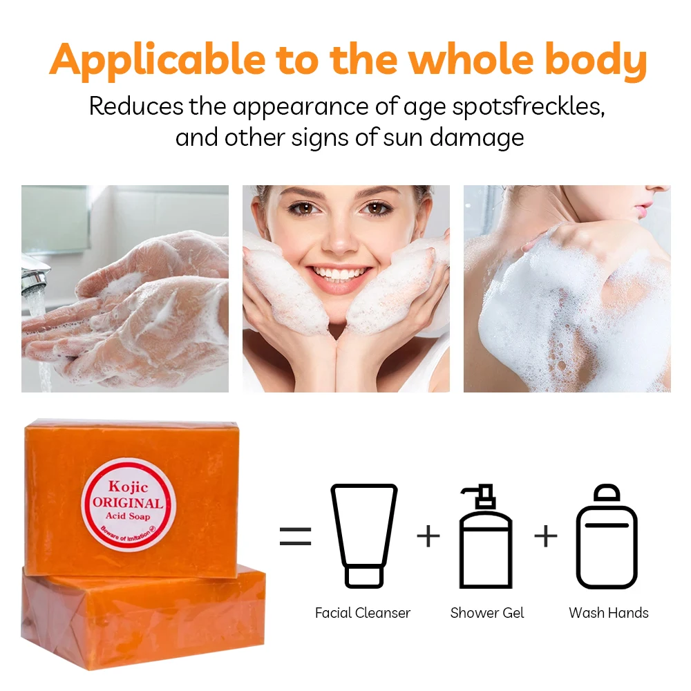 Pure Whitening Skin Kojic Acid Soap (Maximum Strength) for Dark Spots & Hyperpigmentation,(Not for Sensitive Skin) Pure Whitening Skin Kojic Acid Soap (Maximum Strength) for Dark Spots & Hyperpigmentation,(Not for Sensitive Skin)