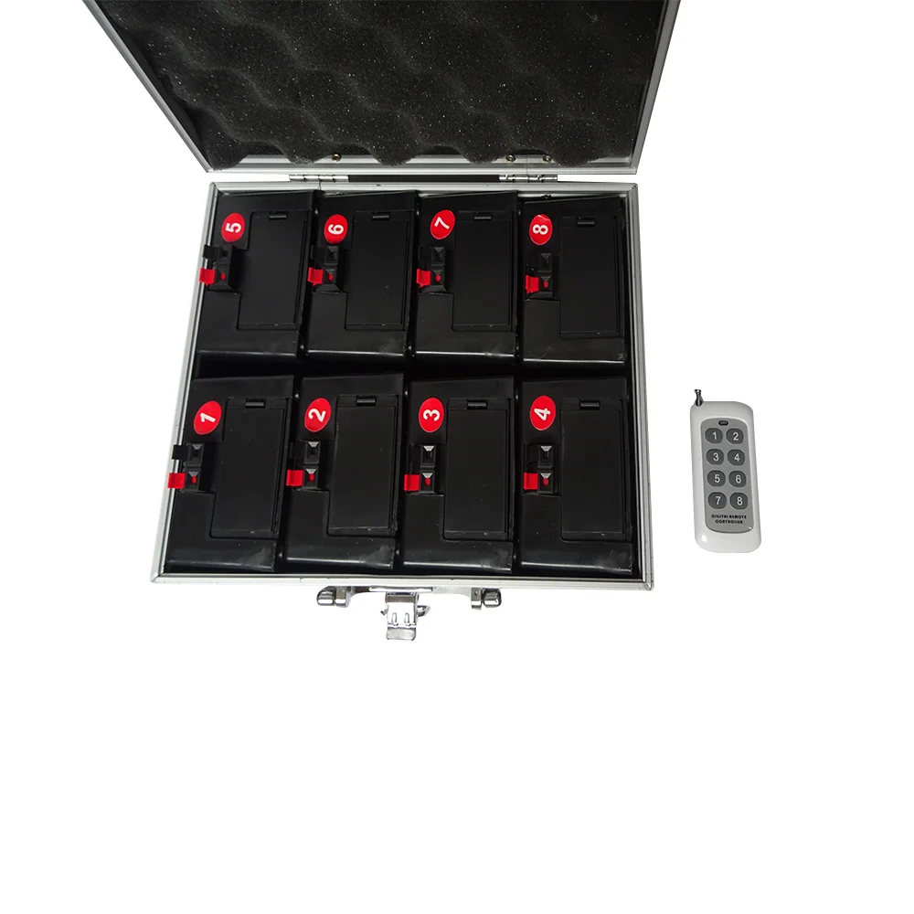 Channel Cold Pyro Electric Igniters Base Rotate Swing Wheel Wireless