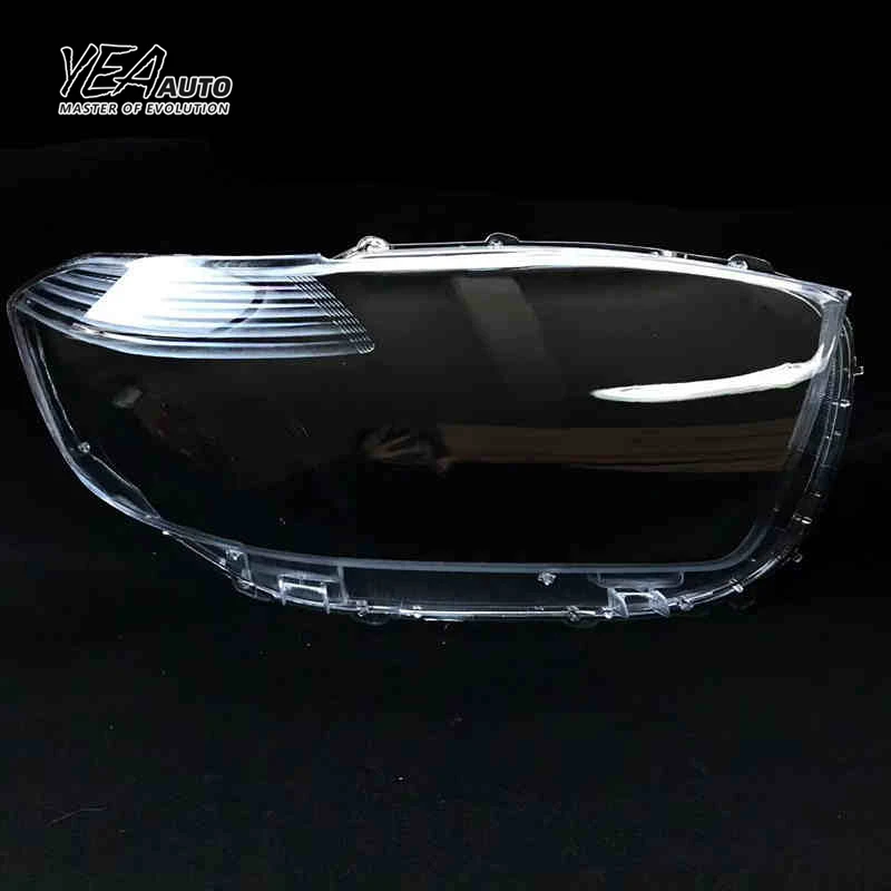 YEA AUTO Car Headlight Cover Headlight Glass Lens Glass for toyota highlander Lens Cover 2007 - 2011 PC Lampshade clear Shell