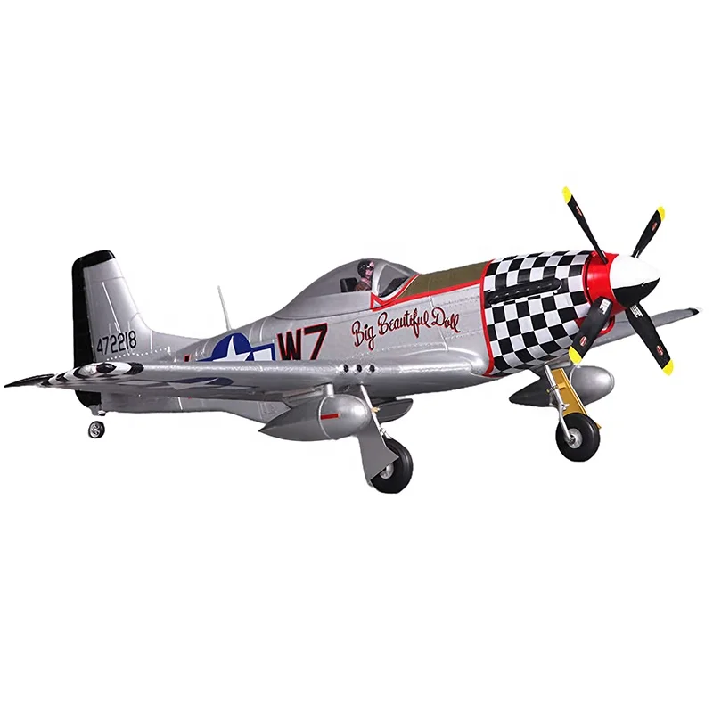 FMS P-51D Mustang 800mm V2 ビッグビューティフルドール RC飛行機 