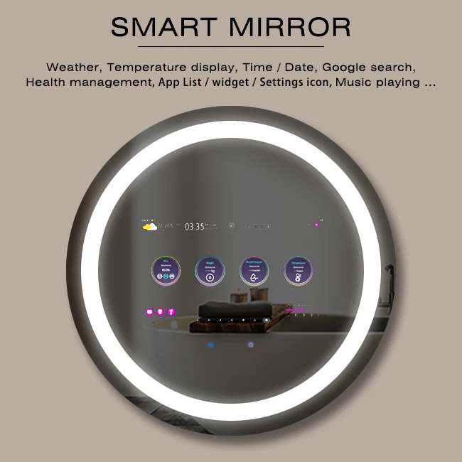 STANHOM CE FCC RoHS Android 12 WiFi Speaker Touch Screen Smart LED ...