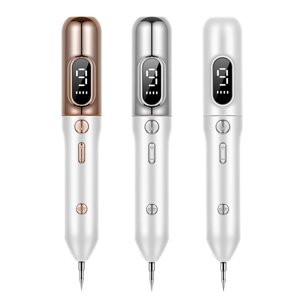 9 Level LCD Plasma Pen Mole Tattoo Freckle Wart Tag Removal Pen Dark Spot Remover for Face Skin Care Tool Beauty Machine