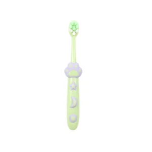 OEM Provided Children Toothbrush Plastic Home Travel Use Anti Slipped Handle Manual Toothbrush for Toddler